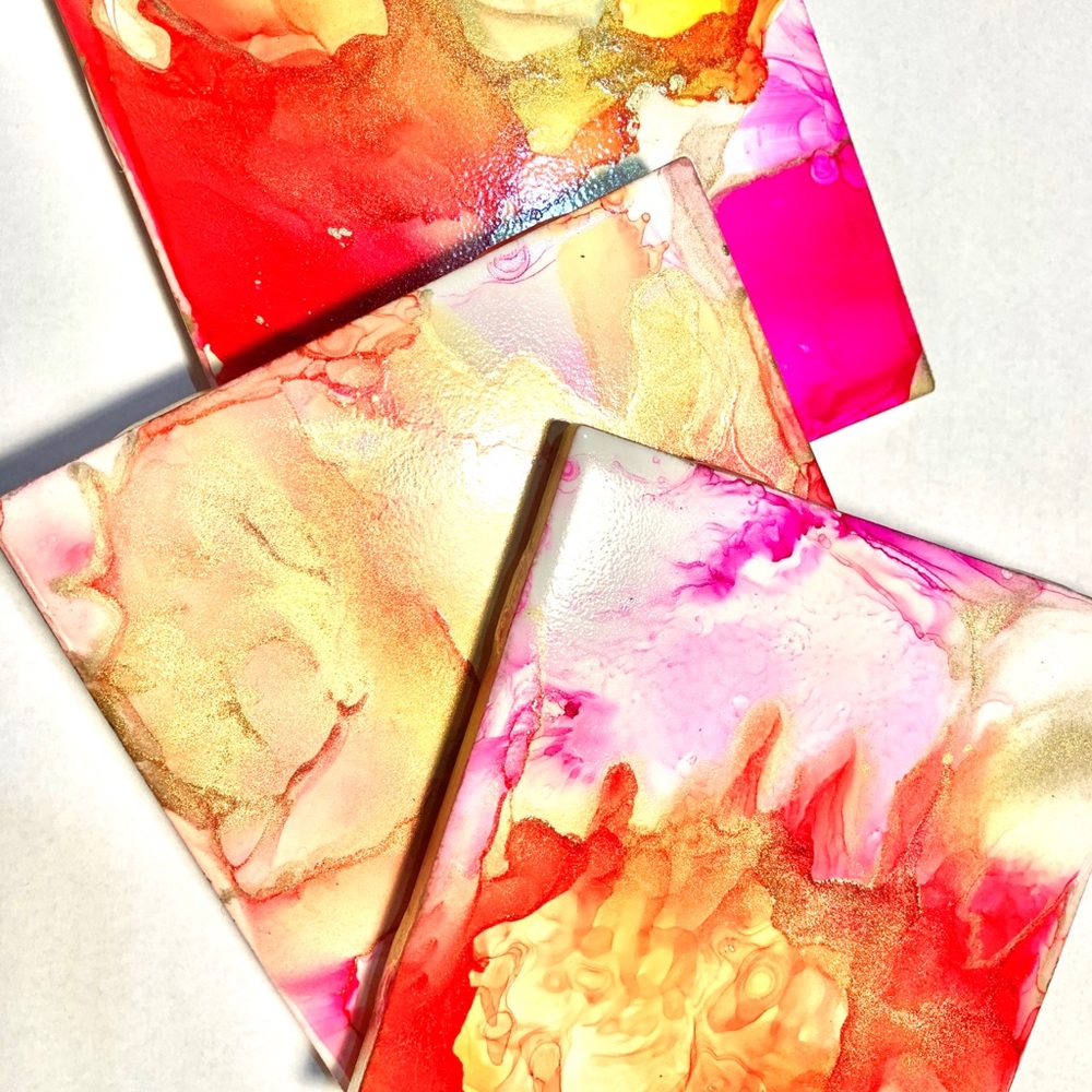 Ceramic Tiles Coasters - Picture 2 of 8